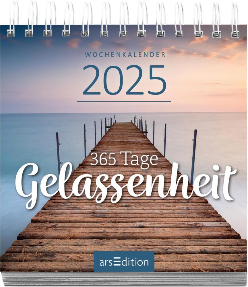 Bild: 4014489133124 | Mini-Wochenkalender 365 Tage Gelassenheit 2025 | Kalender | 108 S.