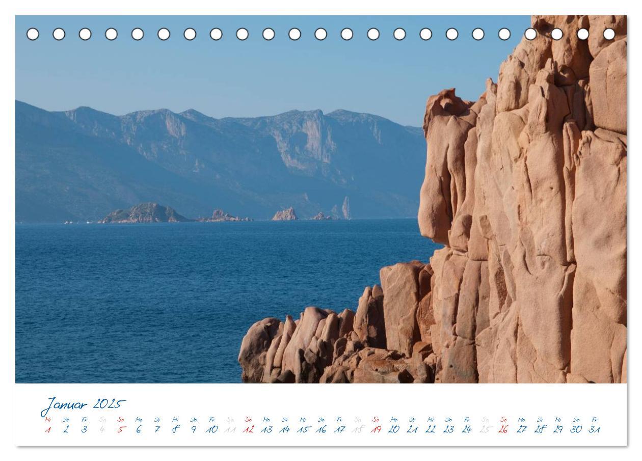 Bild: 9783435738328 | Sardinien (Tischkalender 2025 DIN A5 quer), CALVENDO Monatskalender