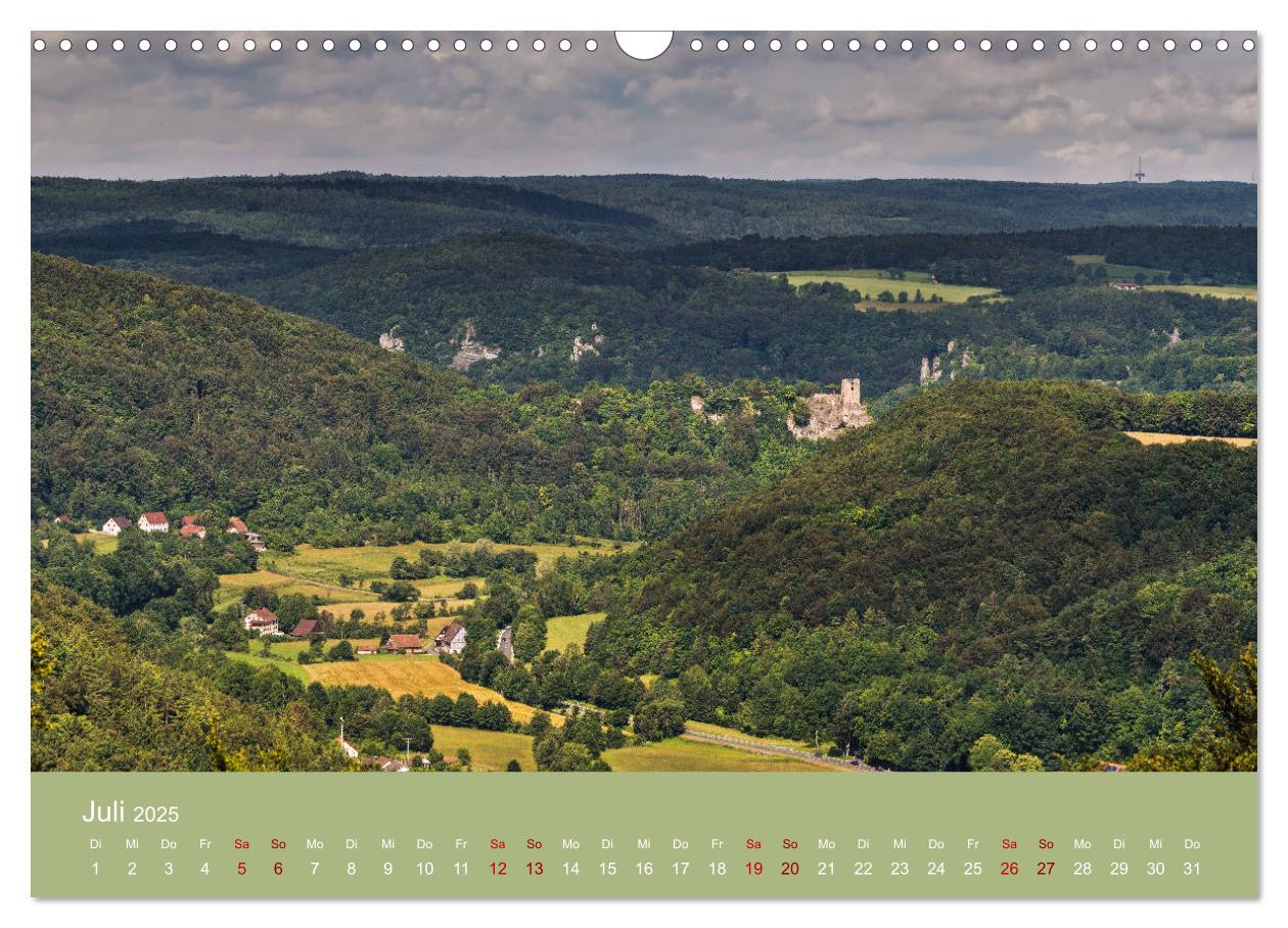 Bild: 9783435395934 | Schöne Aussichten in die Fränkische Schweiz (Wandkalender 2025 DIN...