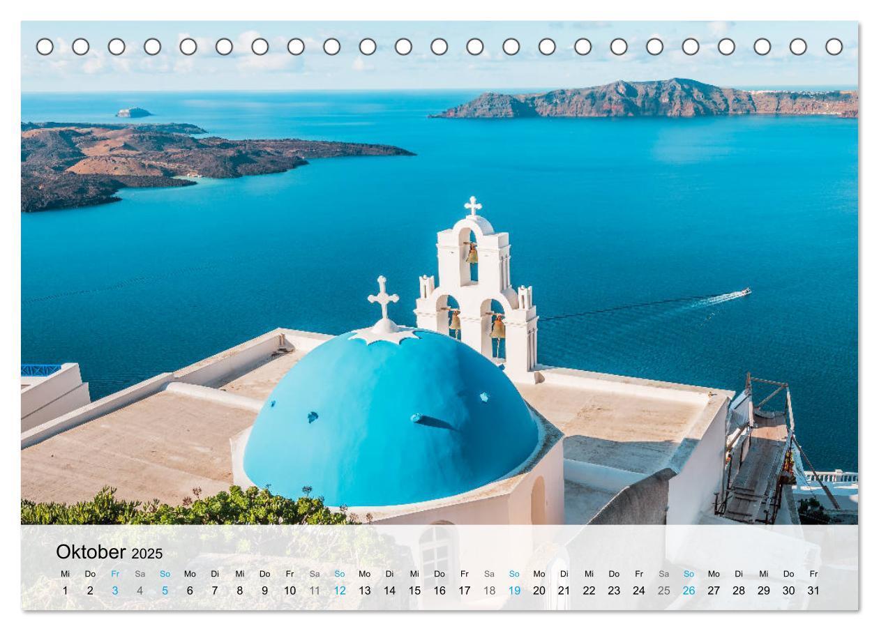 Bild: 9783435107803 | Santorini - Die malerische Kykladeninsel (Tischkalender 2025 DIN A5...