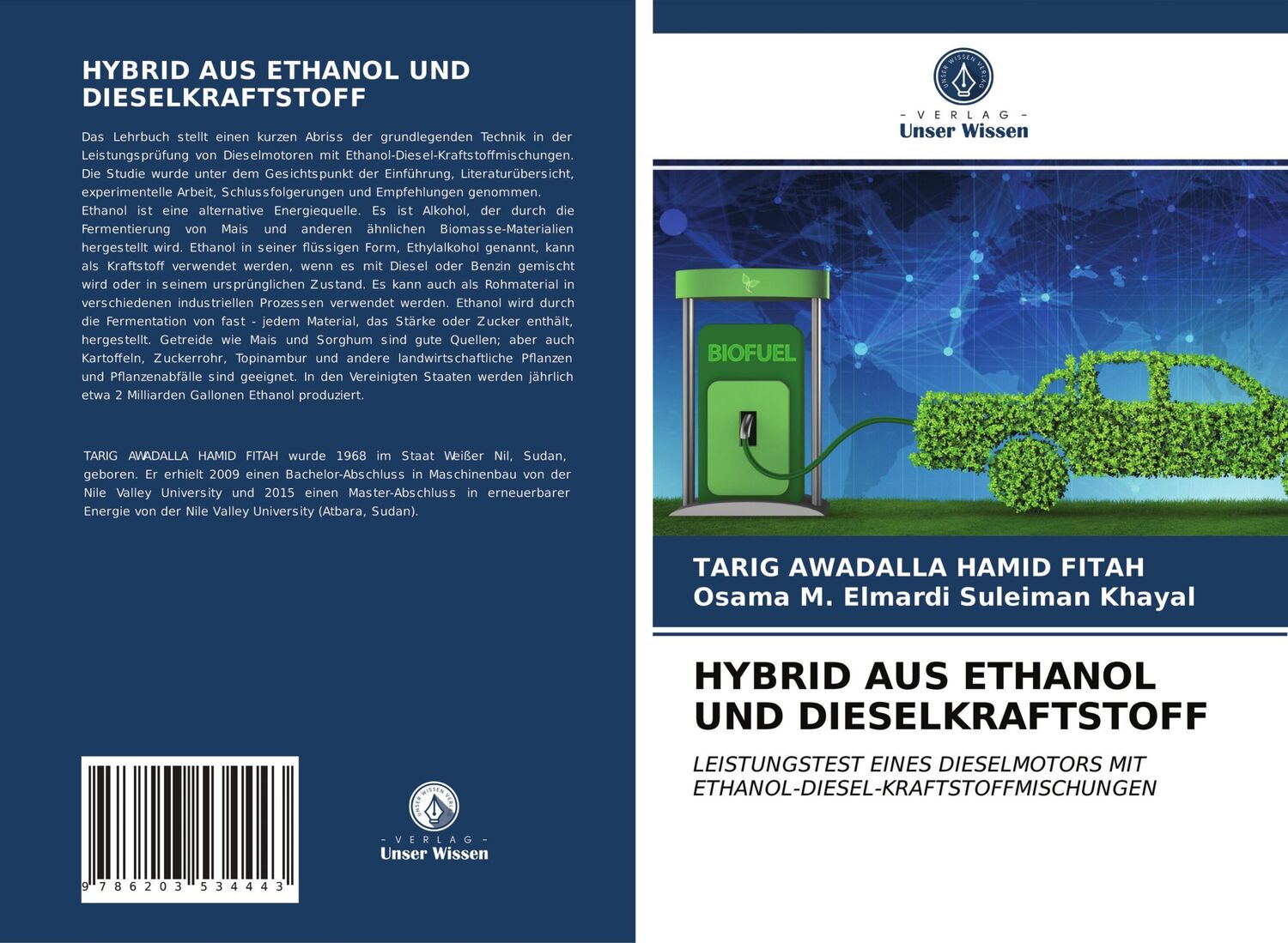 Cover: 9786203534443 | HYBRID AUS ETHANOL UND DIESELKRAFTSTOFF | Fitah (u. a.) | Taschenbuch