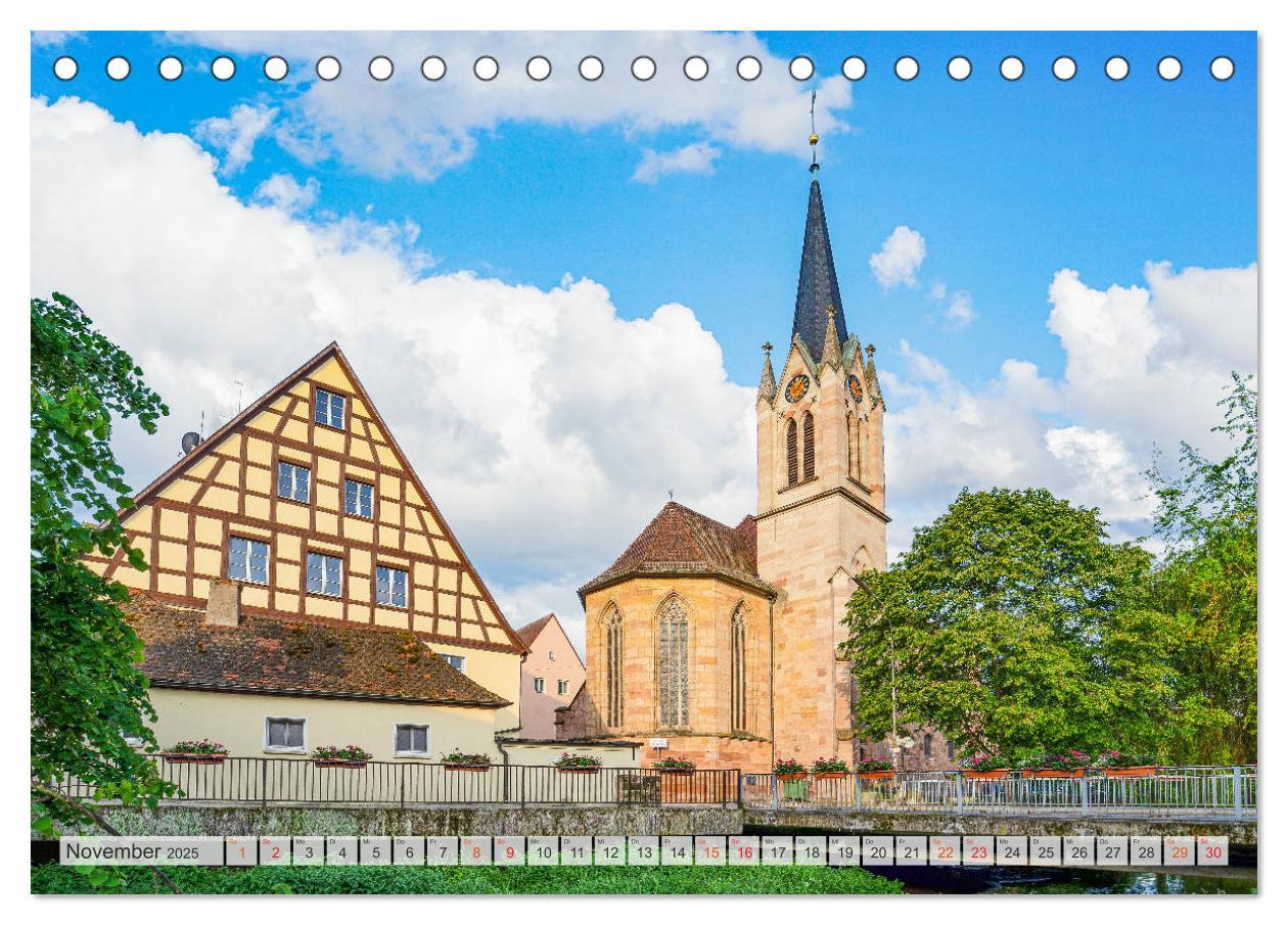 Bild: 9783435222896 | Schwabach Impressionen (Tischkalender 2025 DIN A5 quer), CALVENDO...