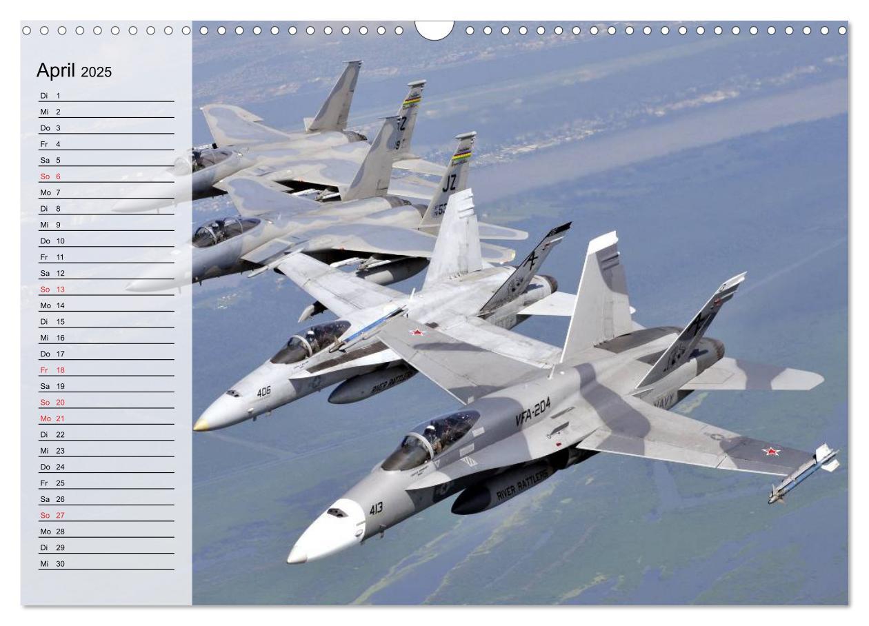 Bild: 9783435529964 | Kriegstechnik. Kampfjet-Impressionen (Wandkalender 2025 DIN A3...