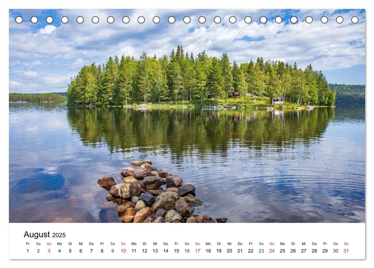 Bild: 9783435204120 | Schwedischer Sommer in Värmland (Tischkalender 2025 DIN A5 quer),...