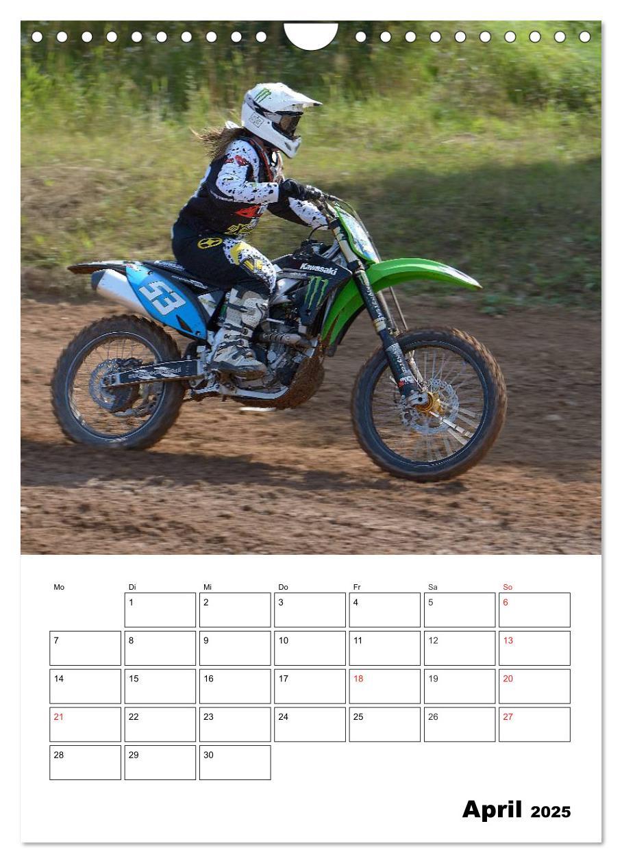 Bild: 9783457079751 | Motocross Terminplaner (Wandkalender 2025 DIN A4 hoch), CALVENDO...