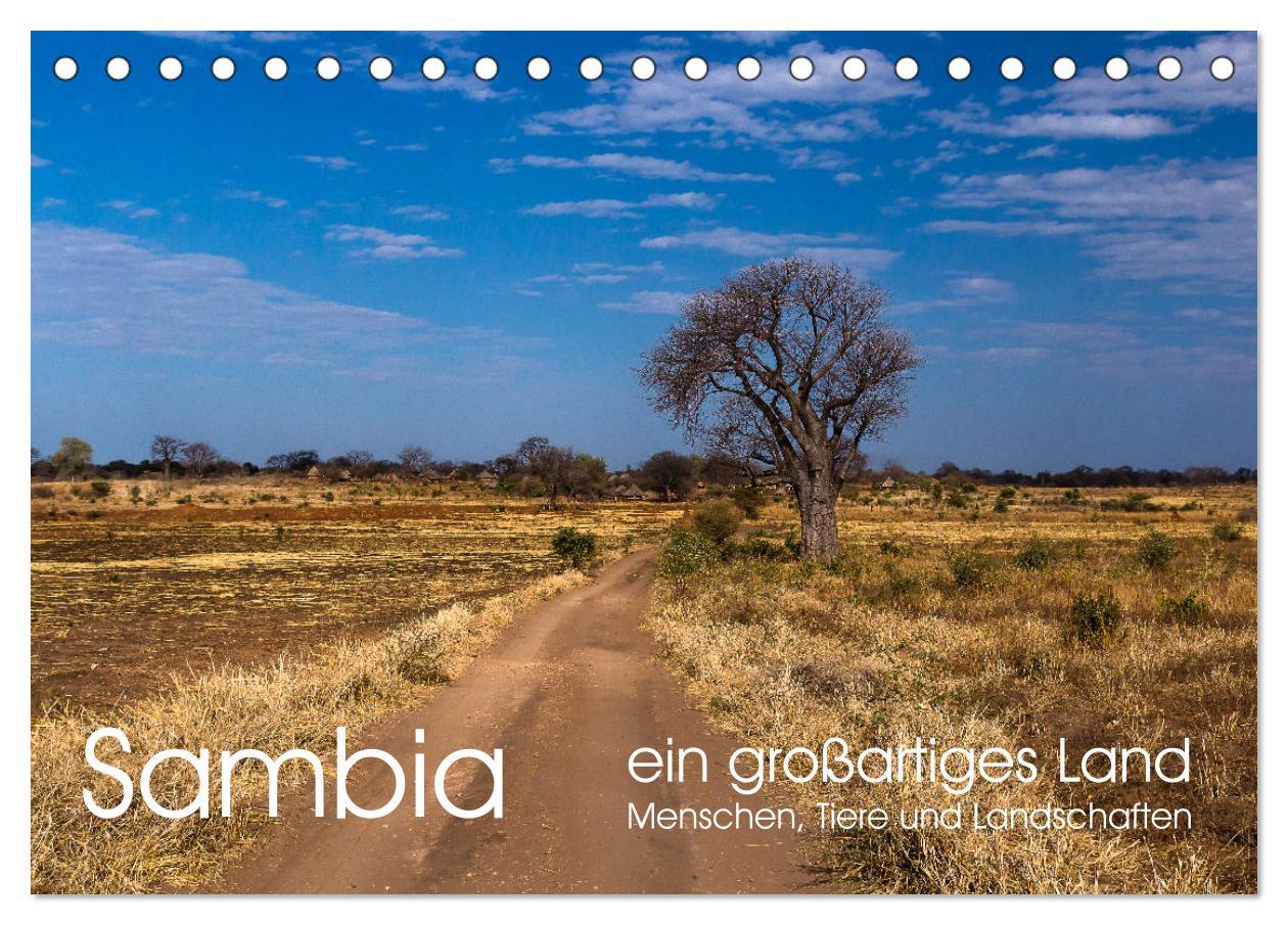 Cover: 9783435337477 | Sambia - ein großartiges Land (Tischkalender 2025 DIN A5 quer),...