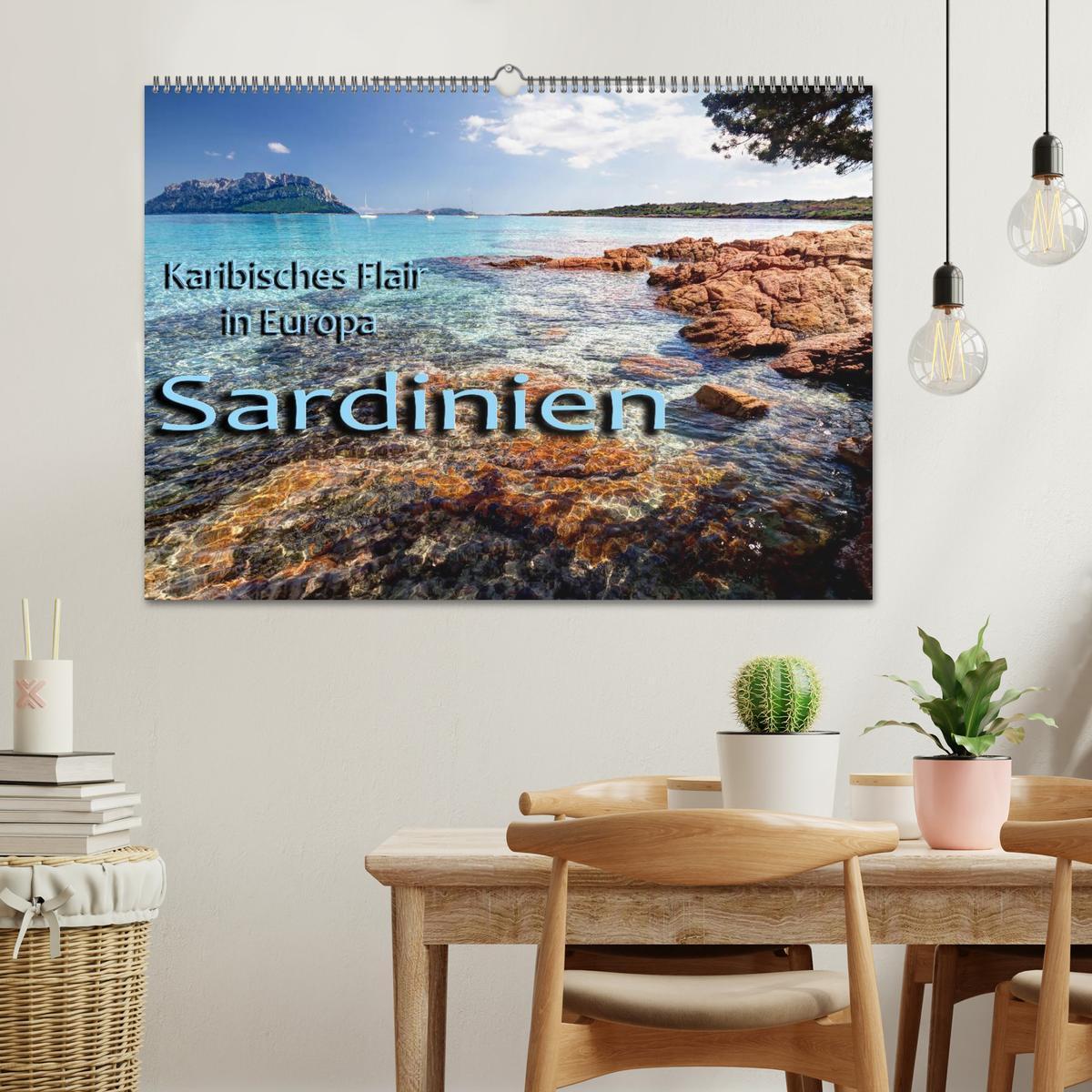 Bild: 9783435722433 | Sardinien (Wandkalender 2025 DIN A2 quer), CALVENDO Monatskalender