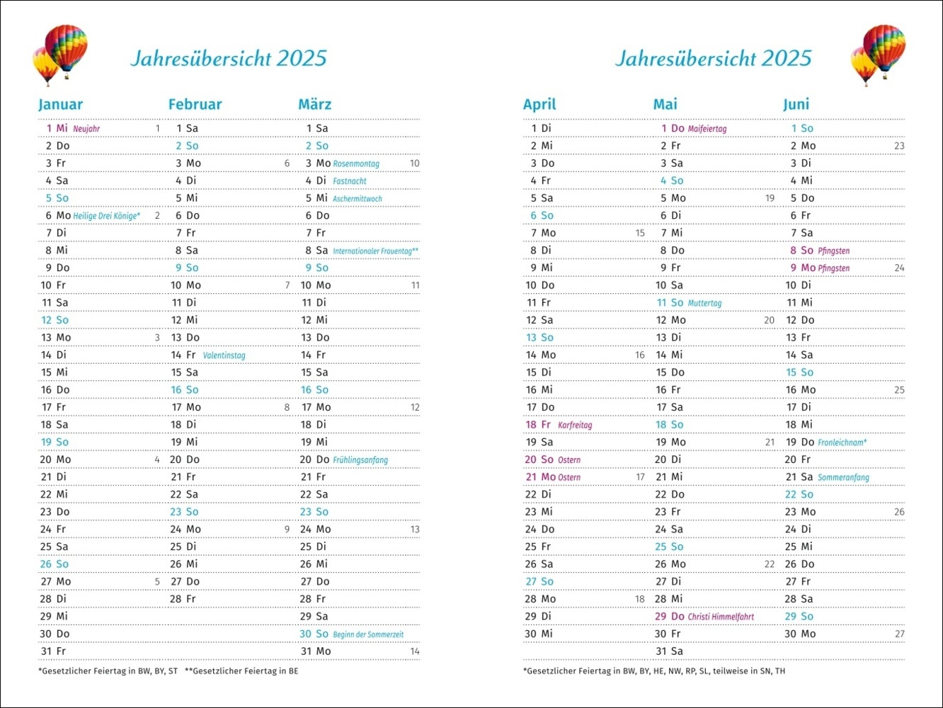 Bild: 9783840196119 | PAL - Der Lebensfreude Taschenkalender 2025 | Kalender | 476 S. | 2026