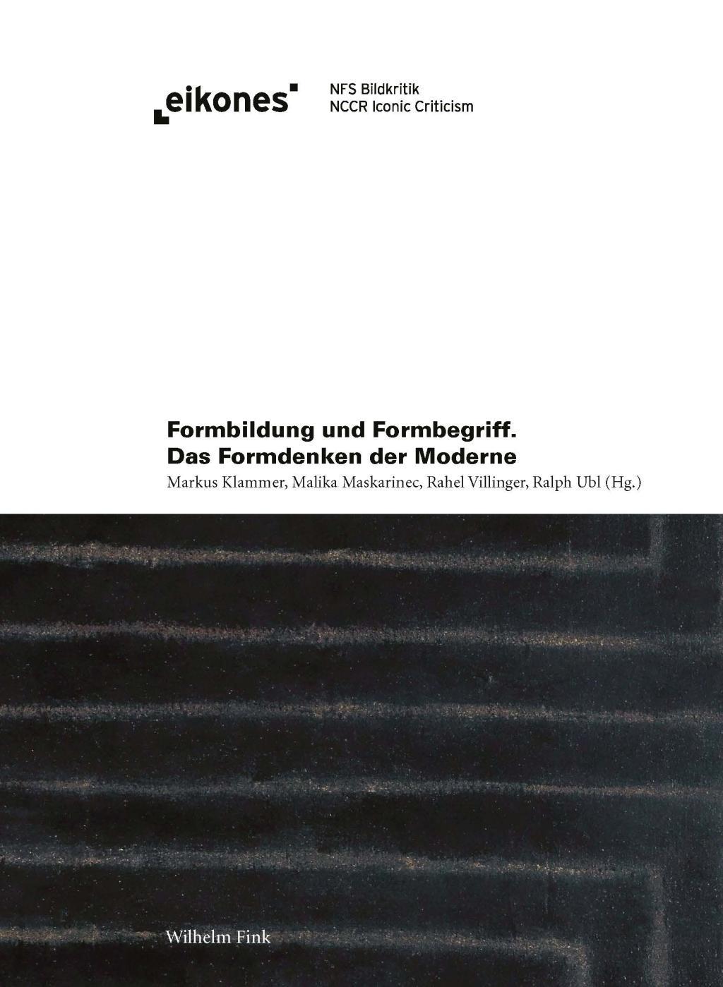 Cover: 9783770561421 | Formbildung und Formbegriff | Das Formdenken der Moderne, Eikones