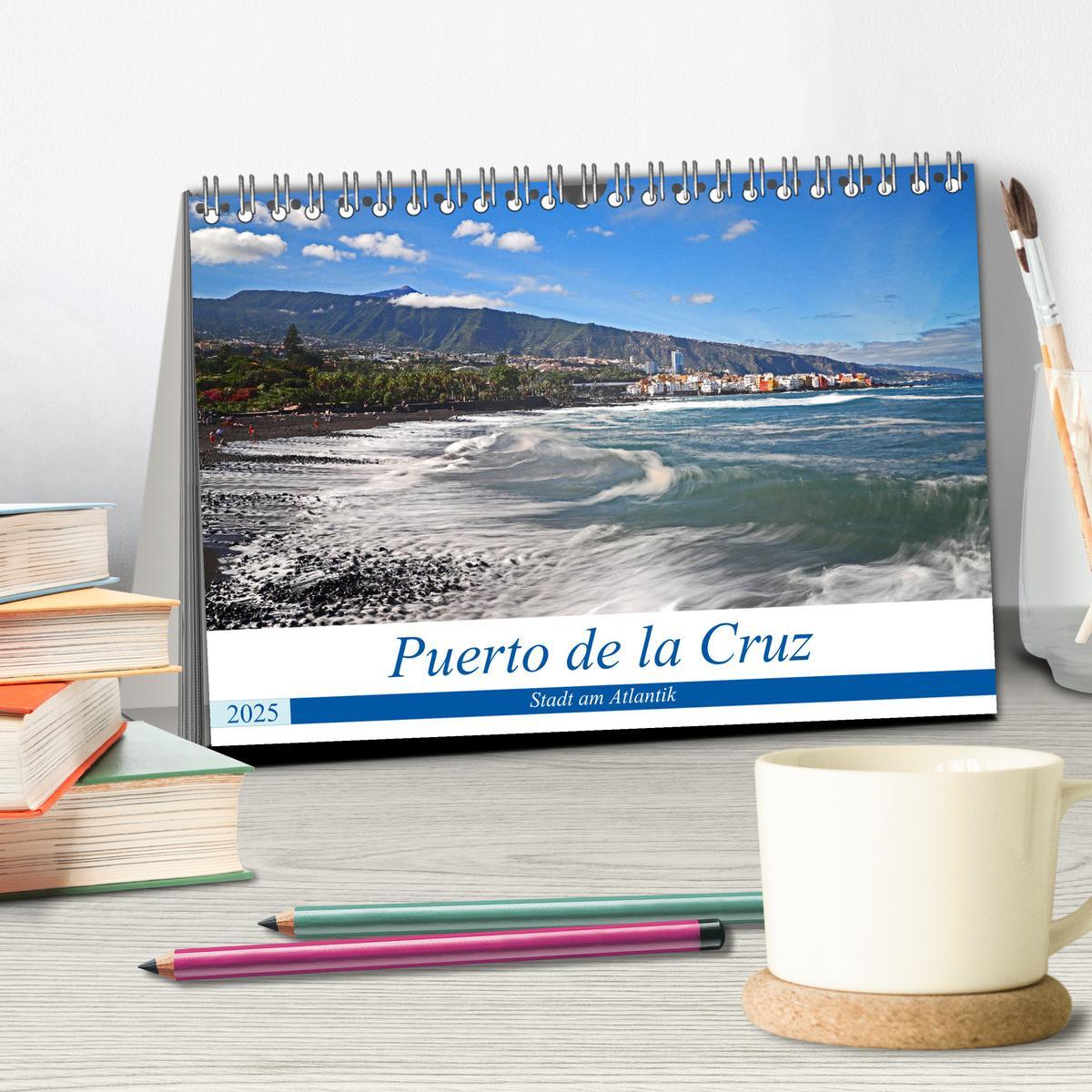 Bild: 9783435266425 | Puerto de la Cruz - Stadt am Atlantik (Tischkalender 2025 DIN A5...