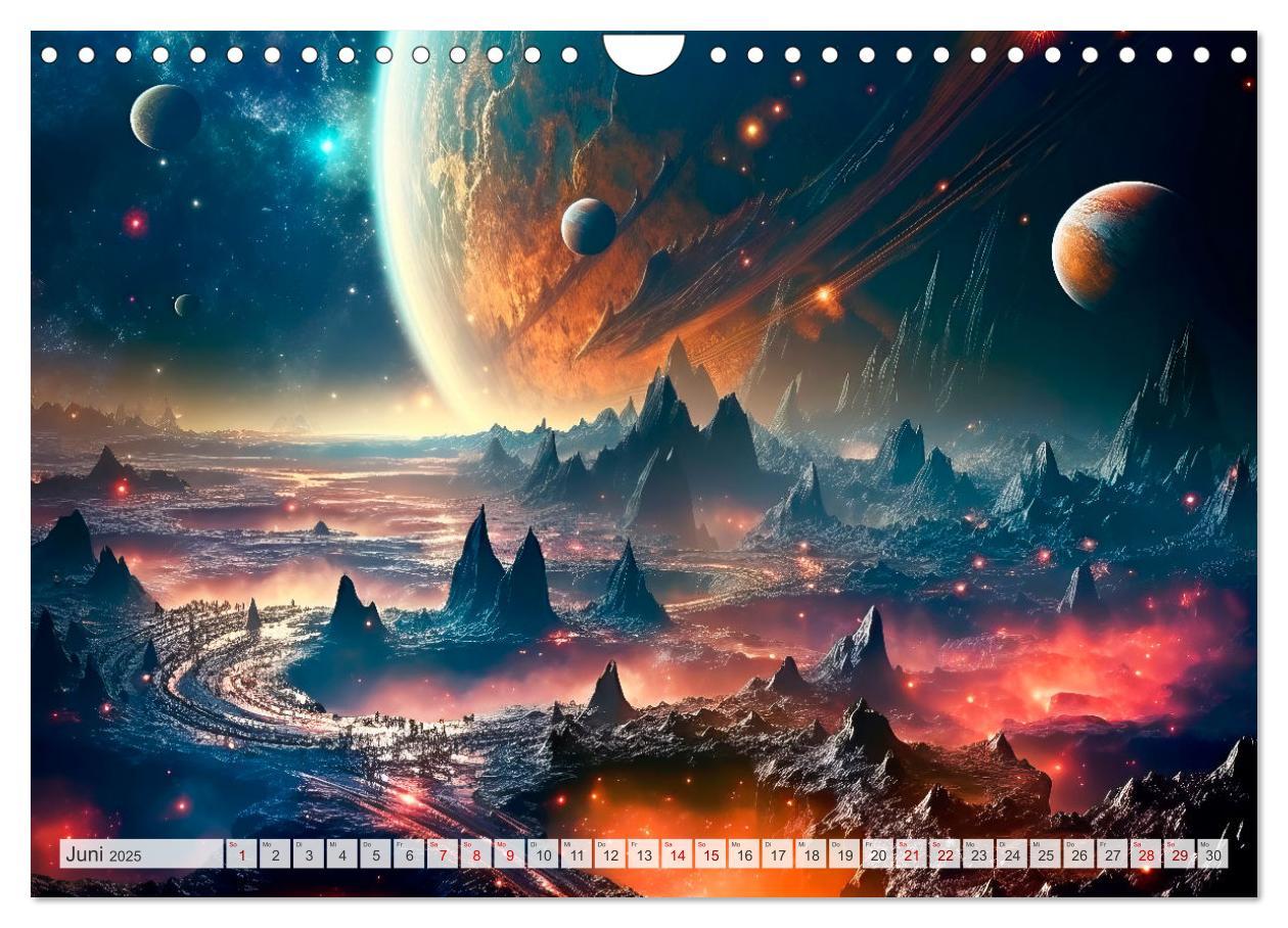 Bild: 9783383841729 | SCIENCE-FICTION Leben auf fernen Planeten (Wandkalender 2025 DIN A4...