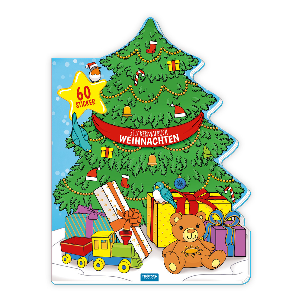 Cover: 9783965528215 | Trötsch Stickermalbuch Weihnachten | Trötsch Verlag GmbH &amp; Co.KG