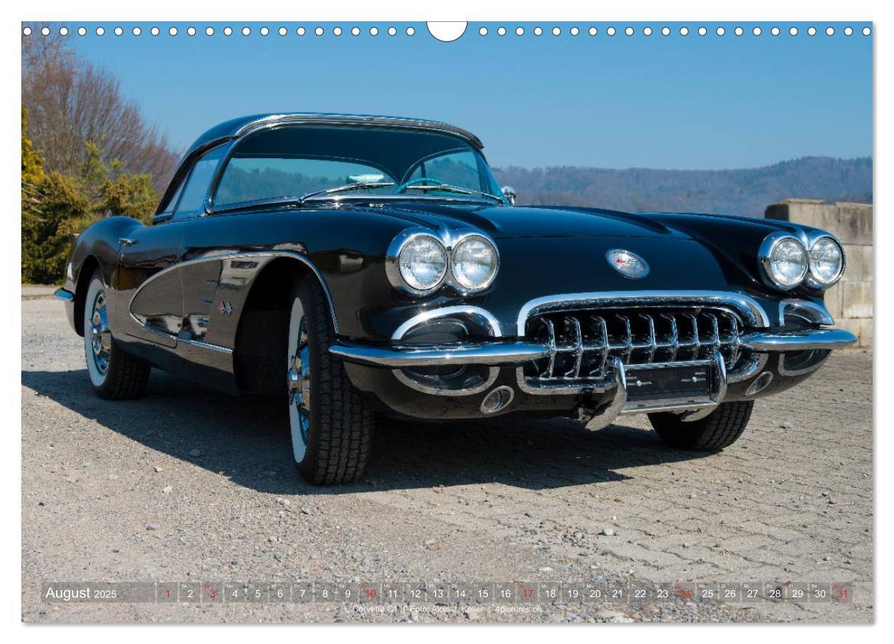 Bild: 9783435573400 | Corvette - Die US Ikone 2025 (Wandkalender 2025 DIN A3 quer),...