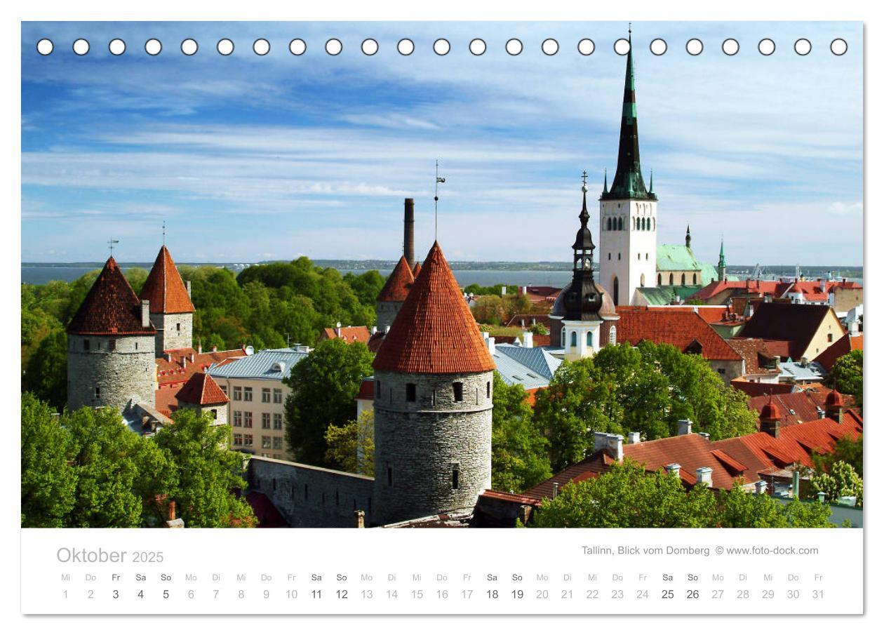 Bild: 9783435409549 | Hafenstädte der Ostsee (Tischkalender 2025 DIN A5 quer), CALVENDO...