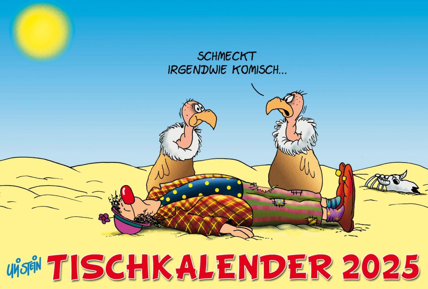 Cover: 9783830321828 | Uli Stein Tischkalender 2025: Monatskalender zum Aufstellen | Stein