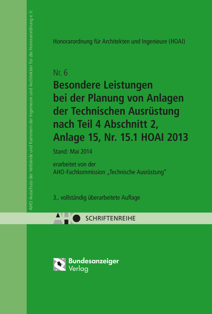 Cover: 9783846203170 | Besondere Leistungen bei der Planung von Anlagen der Technischen...