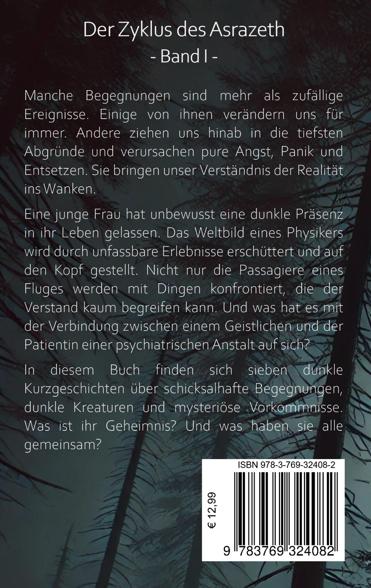 Rückseite: 9783769324082 | Begegnungen | Dunkle Kurzgeschichten | Michael Klingenhain | Buch