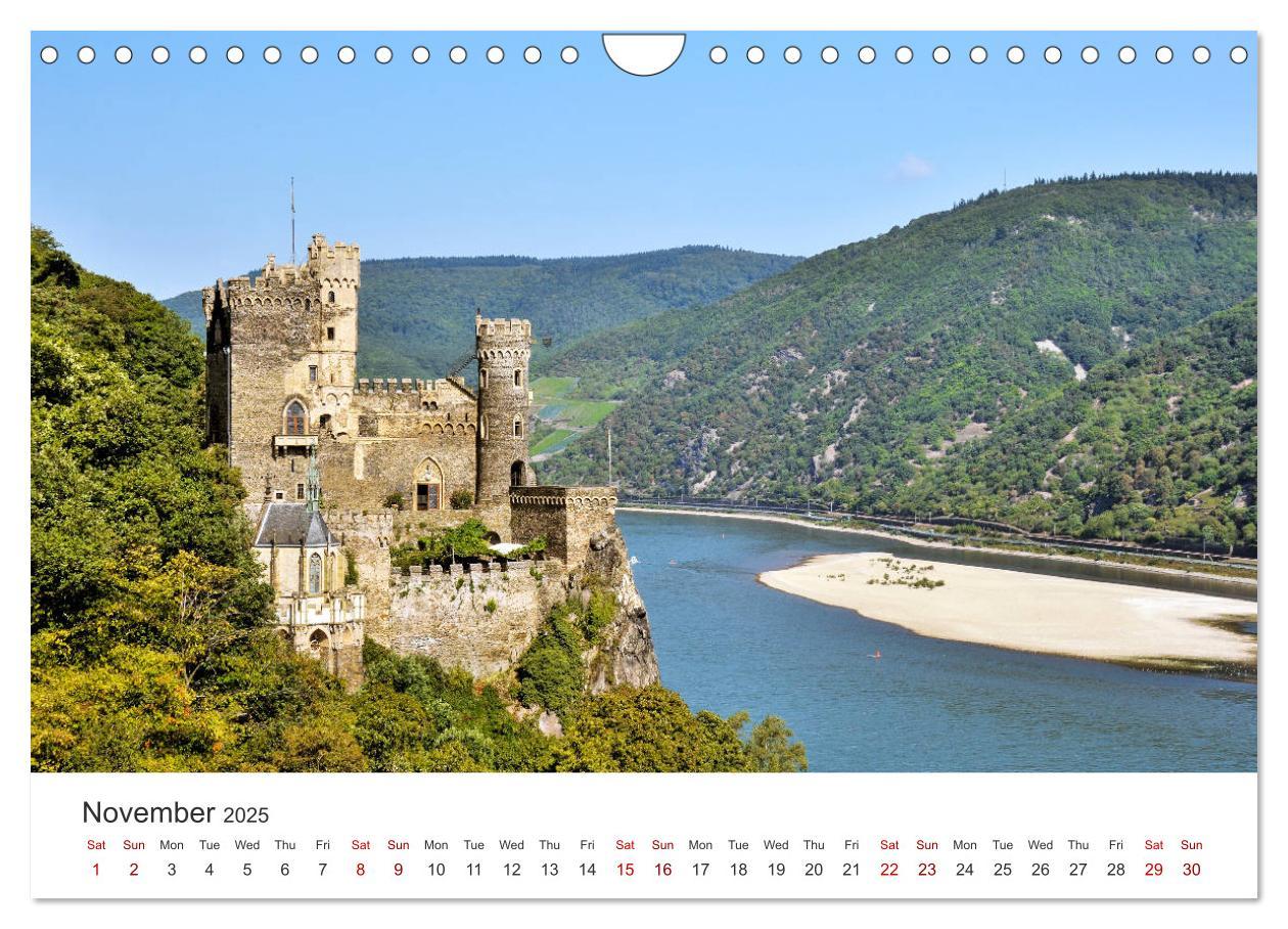 Bild: 9781325947096 | Rhine Valley and Castles (Wall Calendar 2025 DIN A4 landscape),...