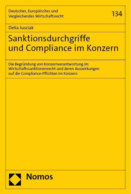 Cover: 9783756011544 | Sanktionsdurchgriffe und Compliance im Konzern | Delia Jusciak | Buch