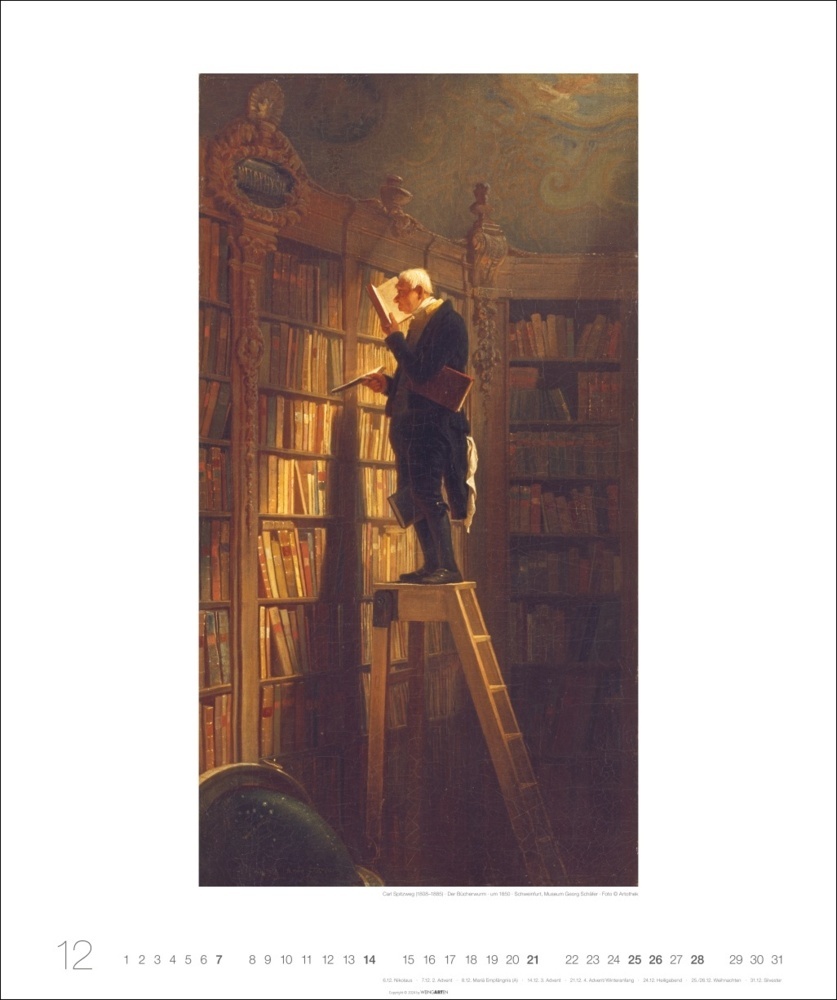 Bild: 9783839900802 | Carl Spitzweg Edition Kalender 2025 | Carl Spitzweg | Kalender | 14 S.