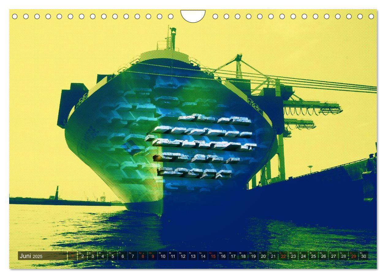 Bild: 9783435701742 | Photo-Art / Hamburg Hafen (Wandkalender 2025 DIN A4 quer), CALVENDO...