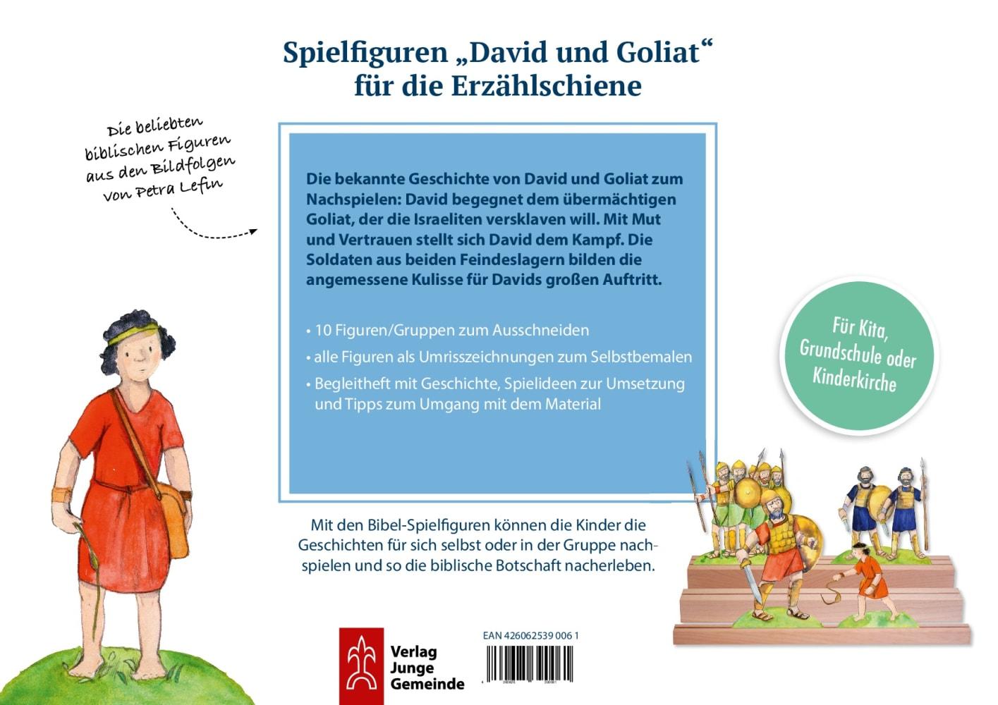 Bild: 4260179515590 | David und Goliat. Spielfiguren für die Erzählschiene. | Petra Lefin