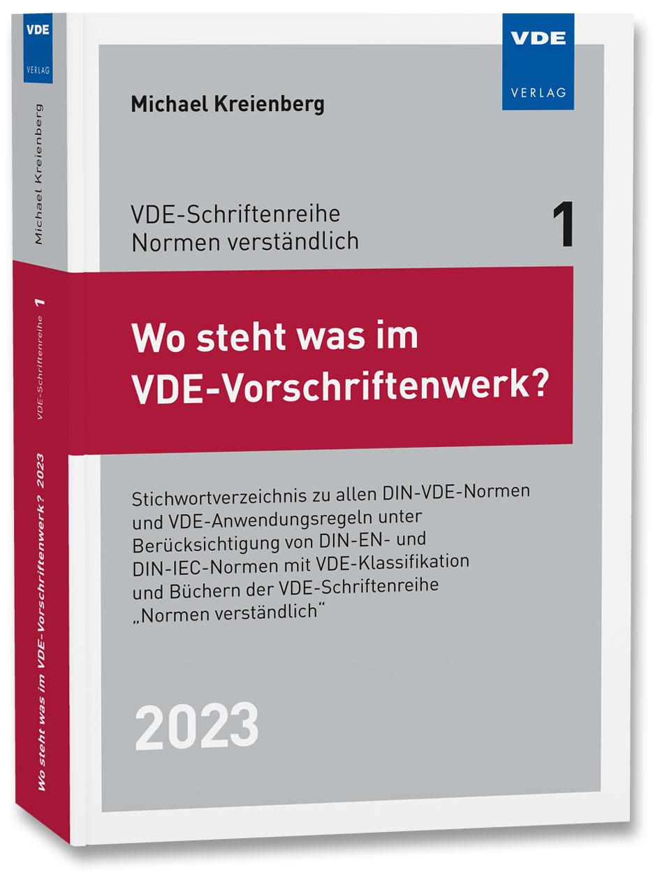 Cover: 9783800759859 | Wo steht was im VDE-Vorschriftenwerk? 2023 | Michael Kreienberg | Buch