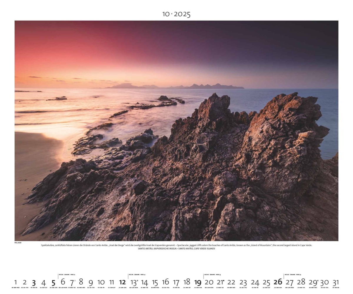 Bild: 4251734300751 | PALAZZI - Landschaft im Licht 2025 Wandkalender, 60x50cm,...