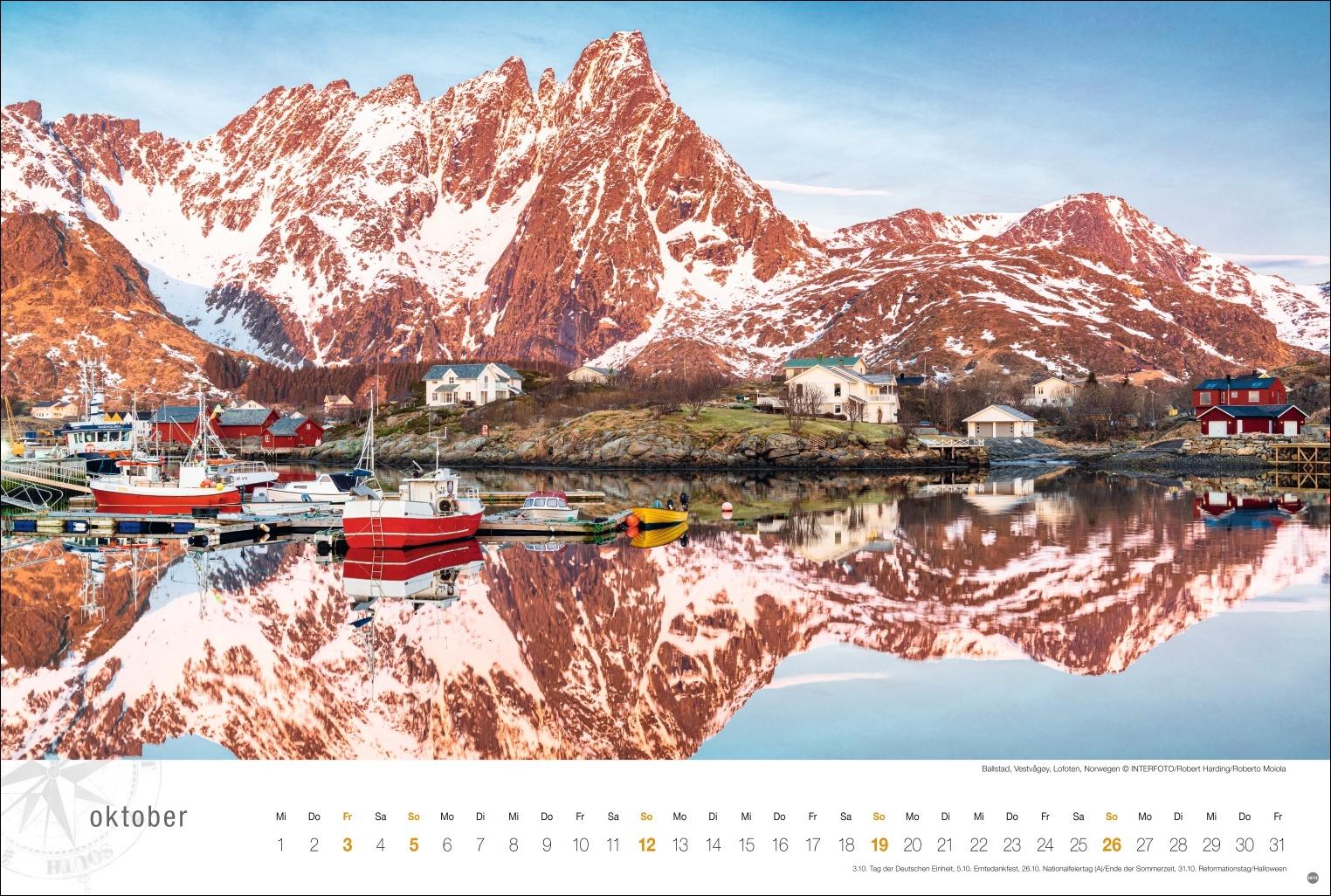 Bild: 9783756404834 | Hurtigruten Globetrotter Kalender 2025 - Von unberührten Fjorden...