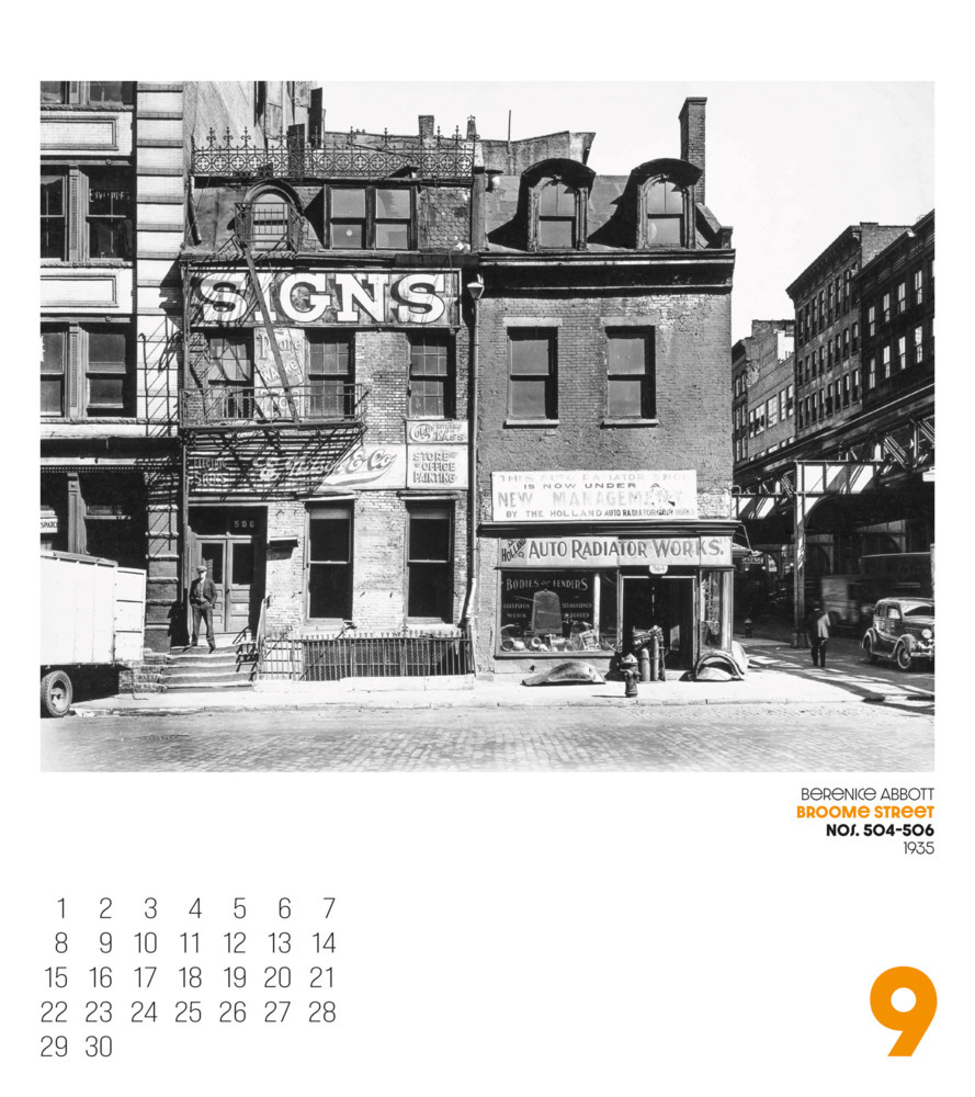 Bild: 9783838425078 | Changing New York Kalender 2025 | Berenice Abbott (u. a.) | Kalender