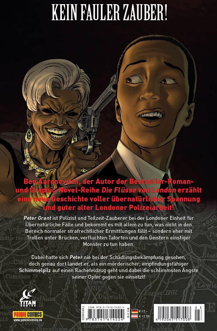 Rückseite: 9783741614224 | Die Flüsse von London - Graphic Novel | Bd. 3: Schwarzer Schimmel