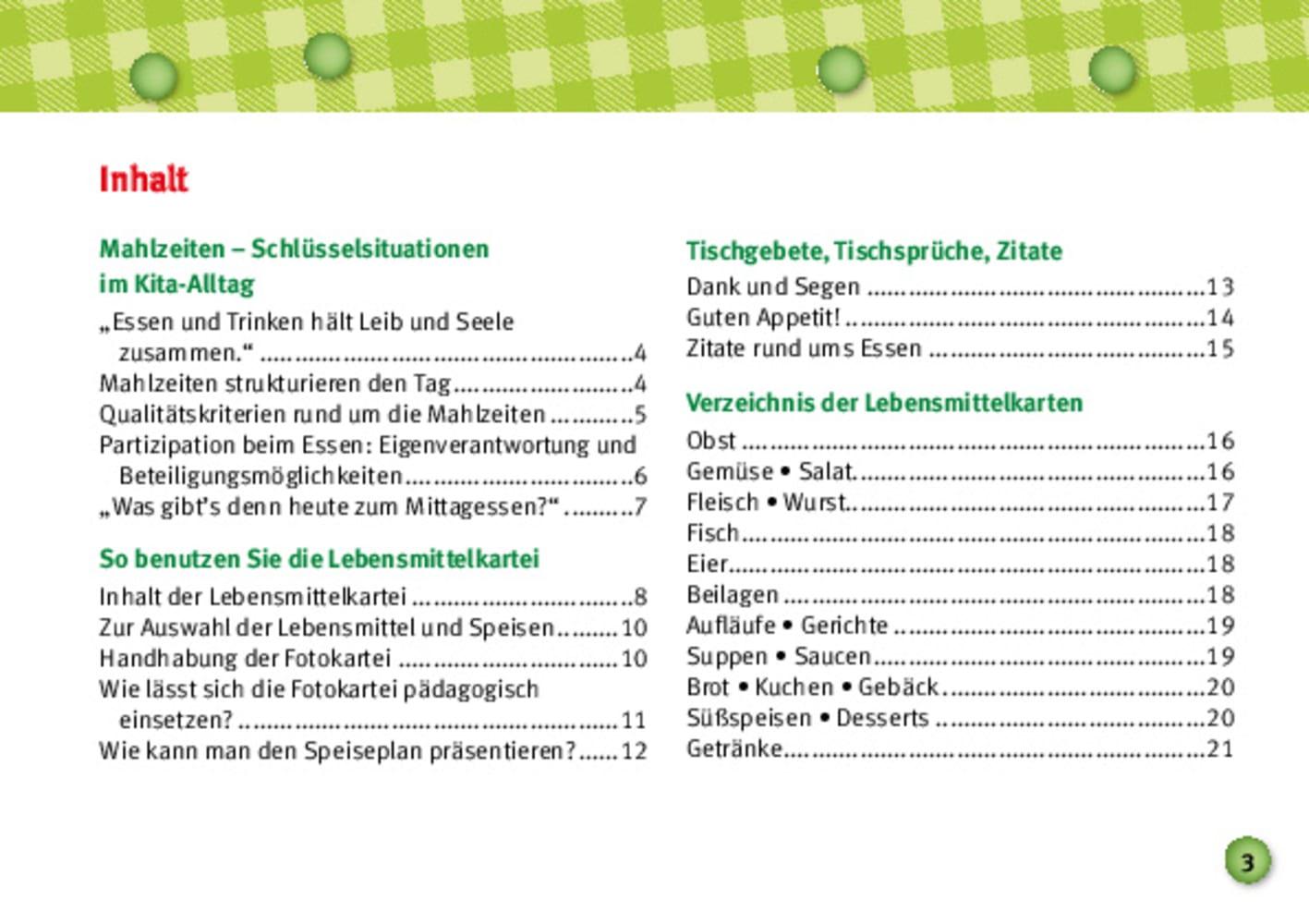 Bild: 4260179513565 | Mahlzeit! Der Kita-Speiseplan in Bildern | Margit Franz | Bundle