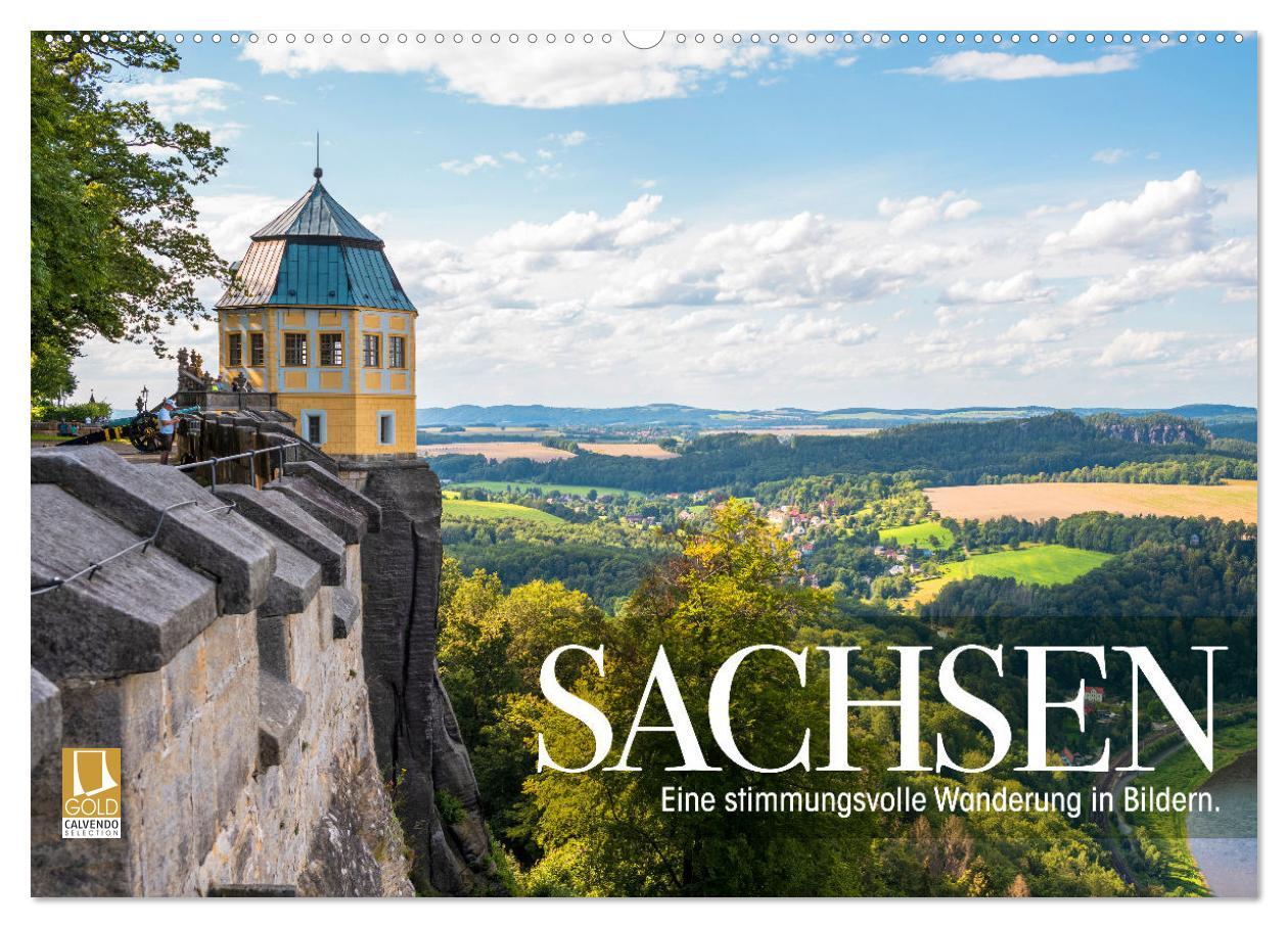 Cover: 9783435030774 | Sachsen - Eine stimmungsvolle Wanderung in Bildern (Wandkalender...