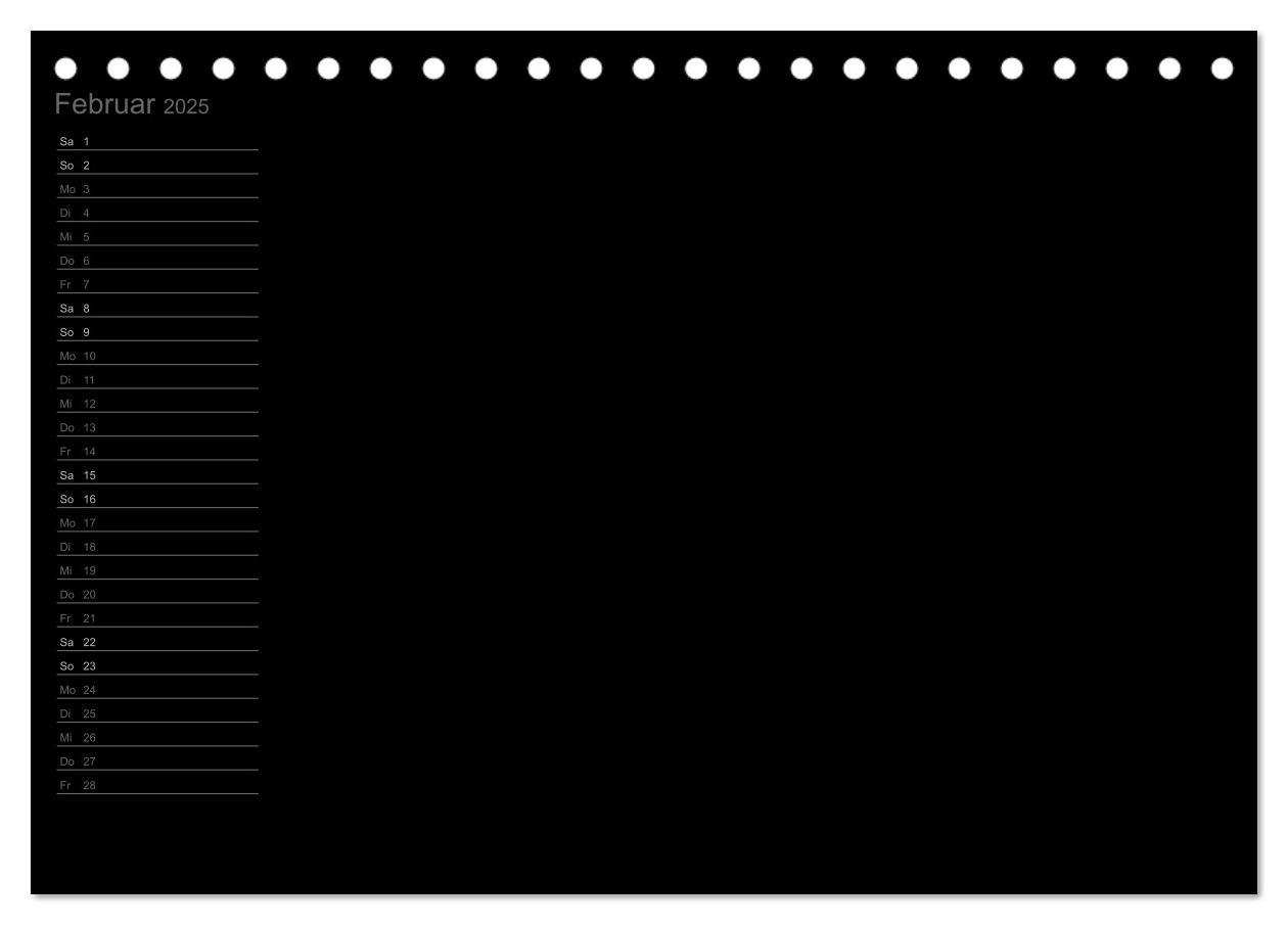 Bild: 9783435764532 | Bastel-Geburtstagskalender schwarz / Geburtstagskalender...