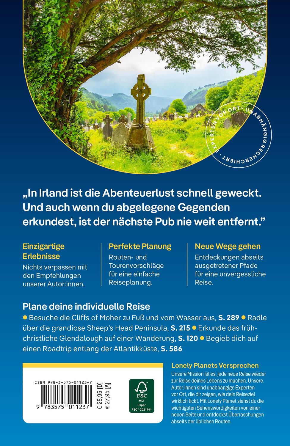 Rückseite: 9783575011237 | LONELY PLANET Reiseführer Irland | Isabel Albiston (u. a.) | Buch