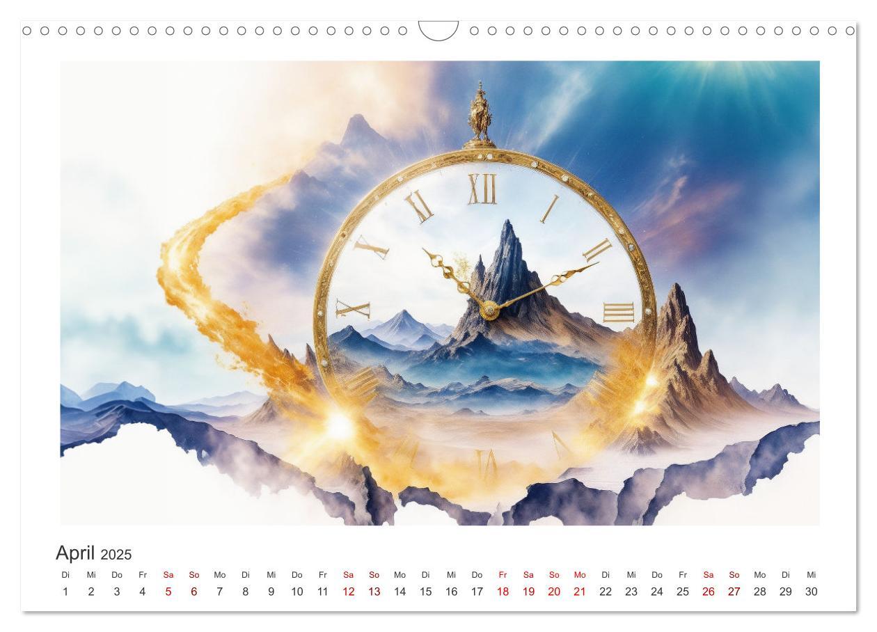 Bild: 9783383856846 | Zeit ist abstrakt (Wandkalender 2025 DIN A3 quer), CALVENDO...