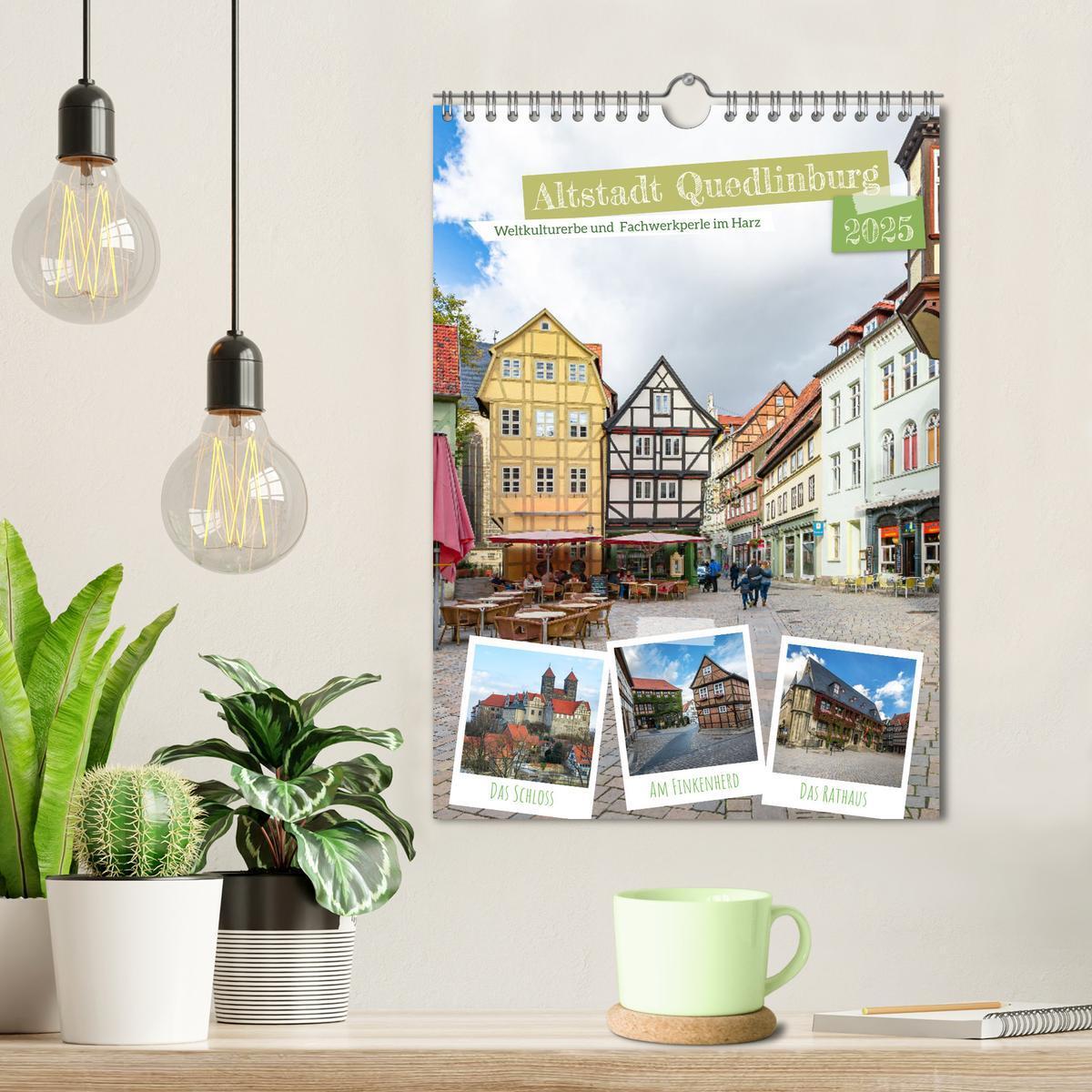 Bild: 9783435884186 | Altstadt Quedlinburg (Wandkalender 2025 DIN A4 hoch), CALVENDO...