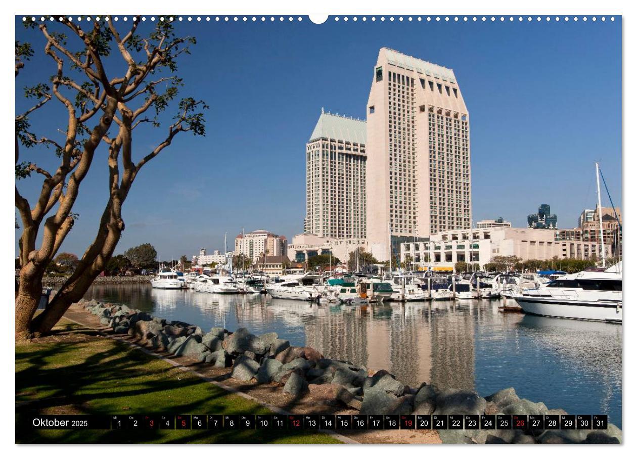 Bild: 9783435739431 | San Diego (Wandkalender 2025 DIN A2 quer), CALVENDO Monatskalender