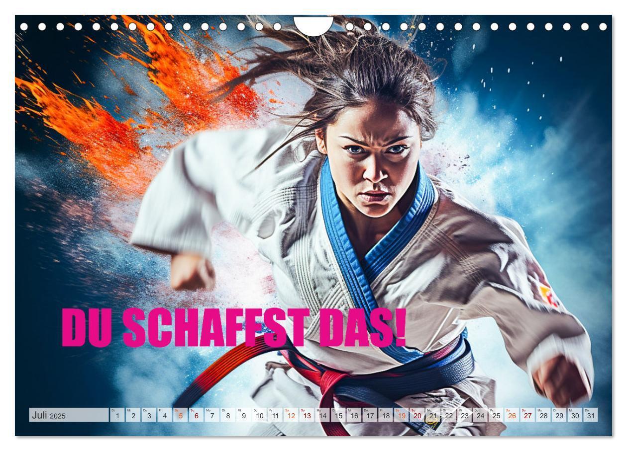 Bild: 9783383845895 | Judo und Motivation (Wandkalender 2025 DIN A4 quer), CALVENDO...