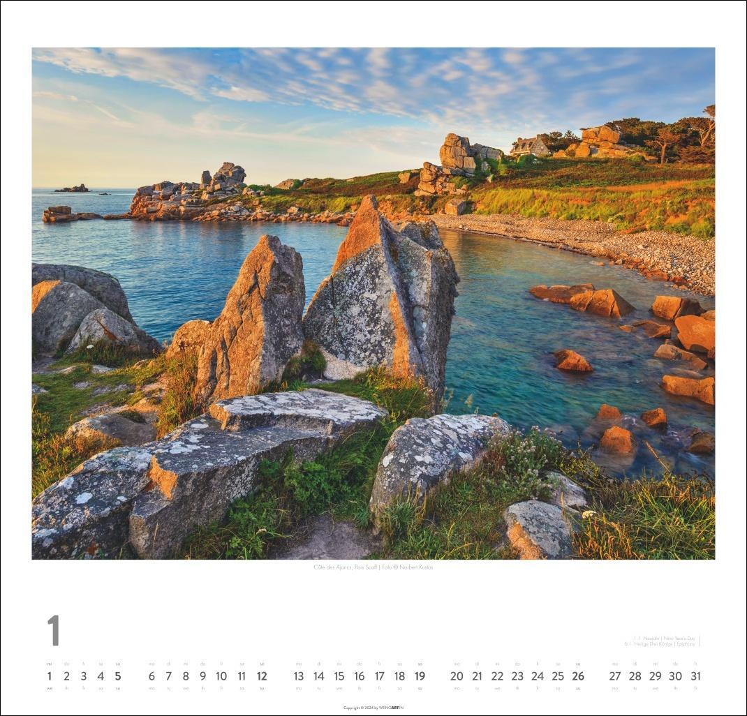 Bild: 9783839900277 | Bretagne Kalender 2025 - Stürmische Romantik | Kalender | 14 S. | 2025