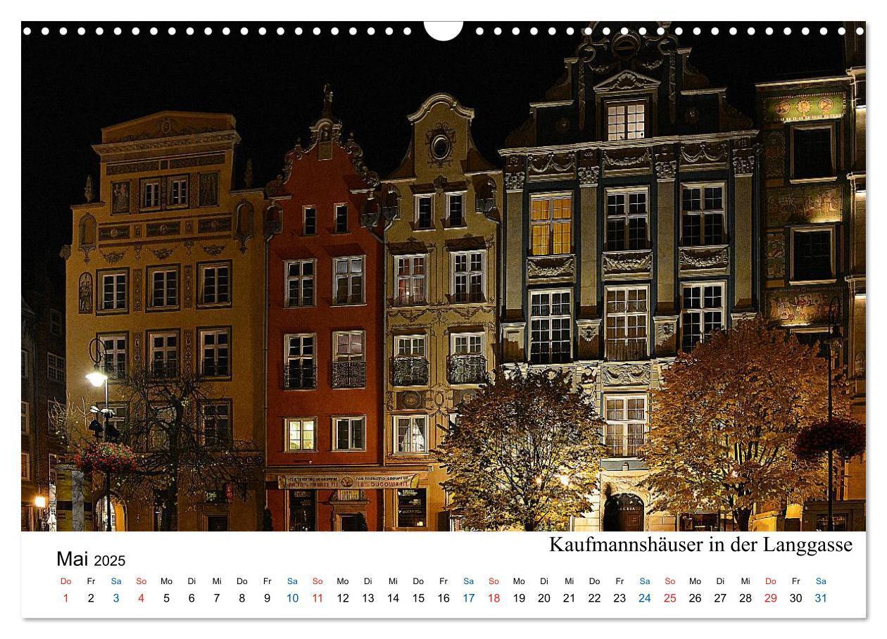 Bild: 9783435492077 | Das alte Danzig - Ein Stadtbummel am Abend (Wandkalender 2025 DIN...