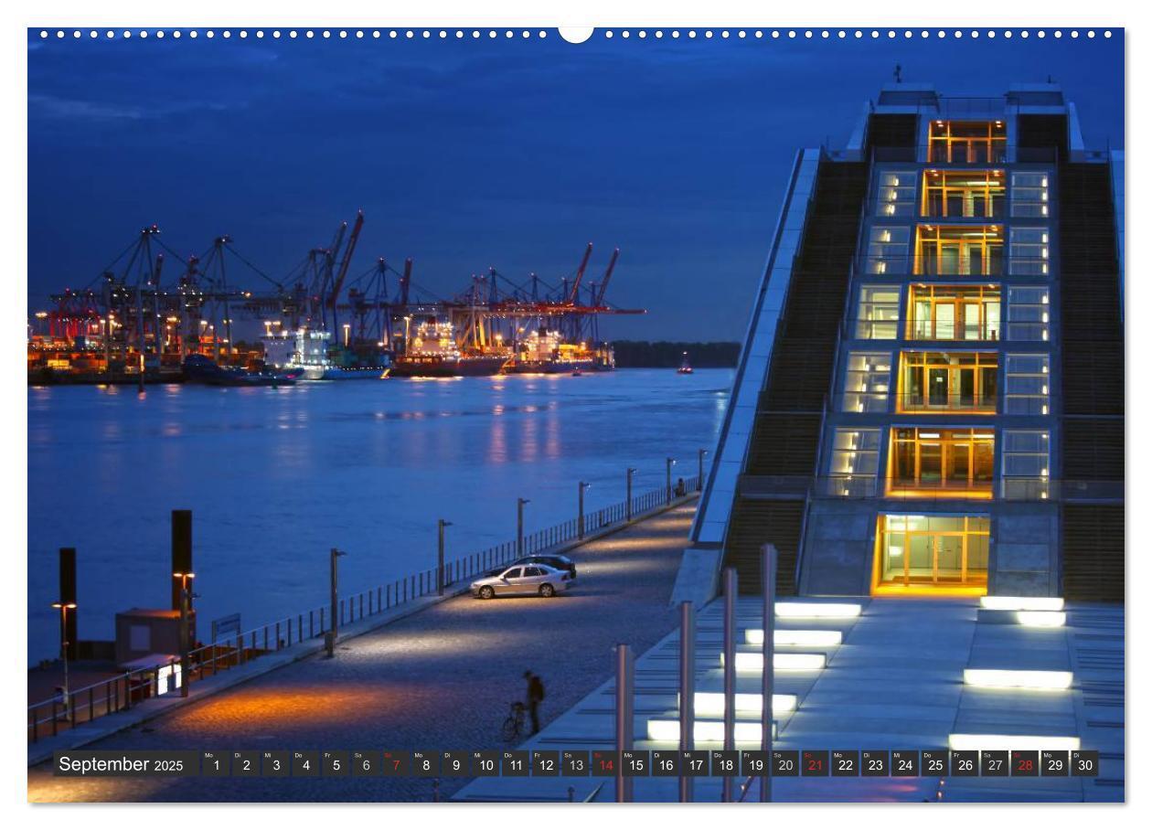 Bild: 9783435833443 | Stadt Hamburg (Wandkalender 2025 DIN A2 quer), CALVENDO Monatskalender