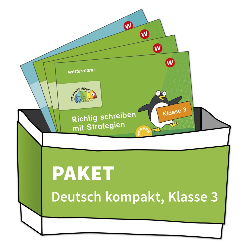 Cover: 9783141176636 | DIE BUNTE REIHE - Deutsch | Paket: Deutsch kompakt Klasse 3 (4 Hefte)