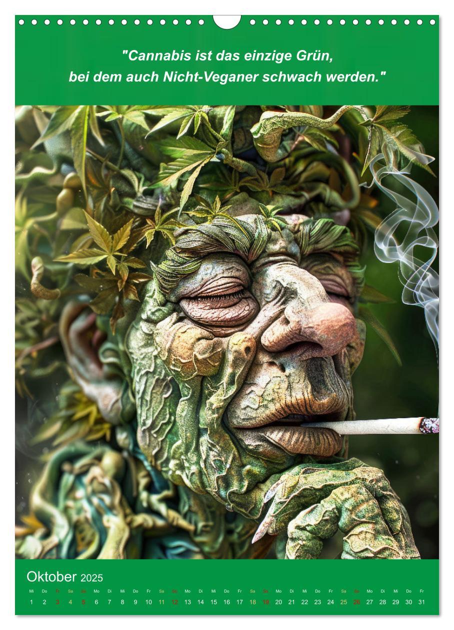 Bild: 9783435696246 | Der humoristische Cannabis Kalender (Wandkalender 2025 DIN A3...