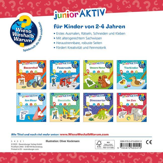 Bild: 9783473600410 | Wieso? Weshalb? Warum? junior AKTIV: Im Zoo | Oliver Kockmann | Buch