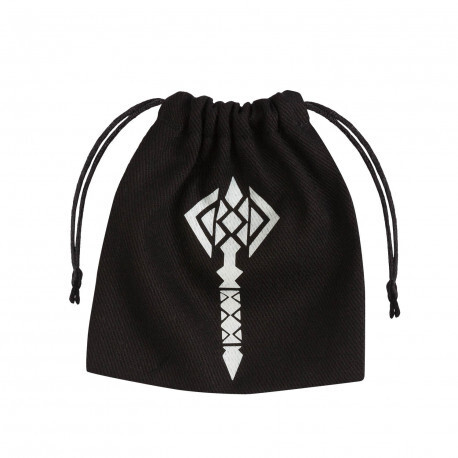 Cover: 5907699493364 | Hammer Black &amp; glow-in-the-dark Dice Bag | Dice Bag | QWOHAM31