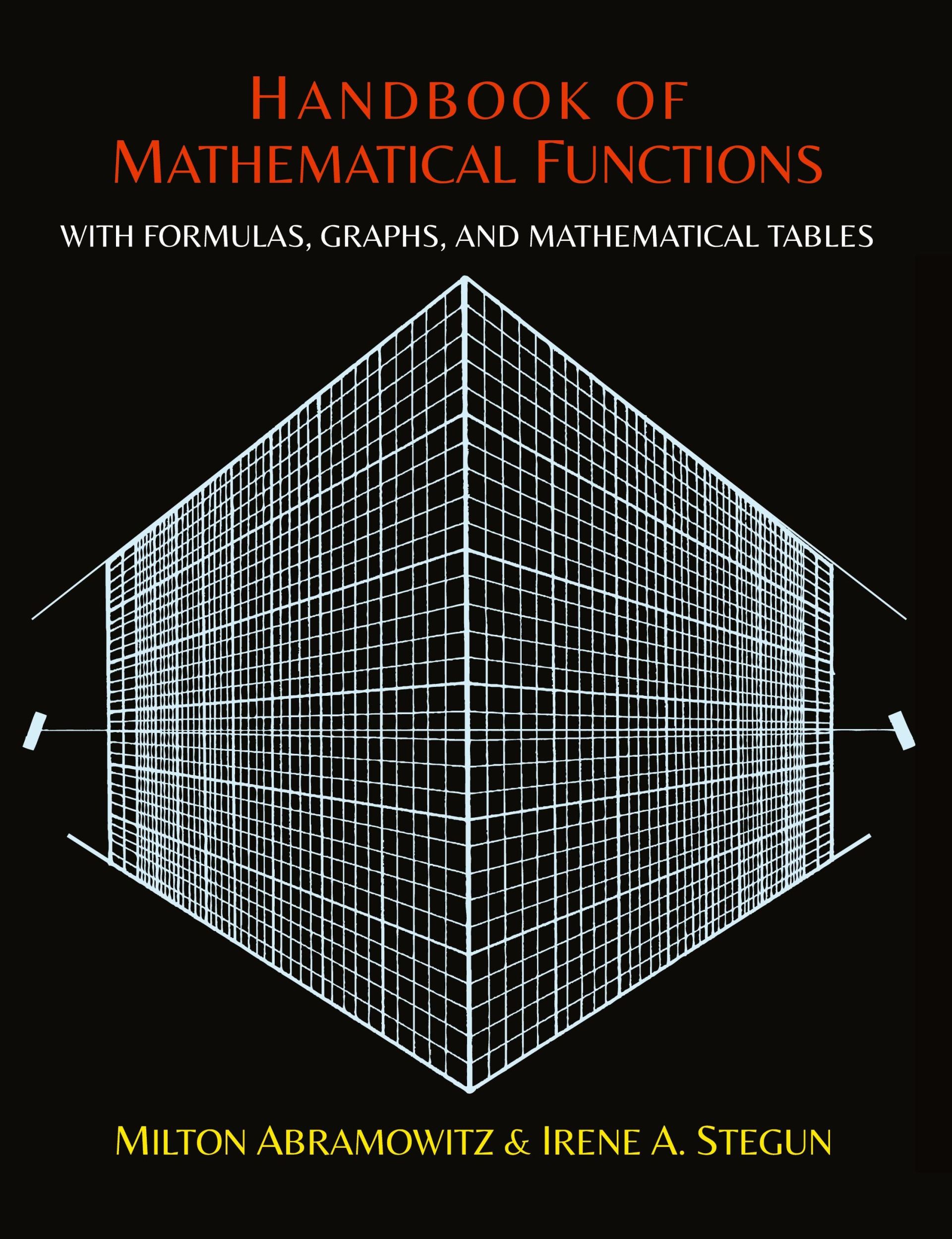 Cover: 9781614276173 | Handbook of Mathematical Functions with Formulas, Graphs, and...