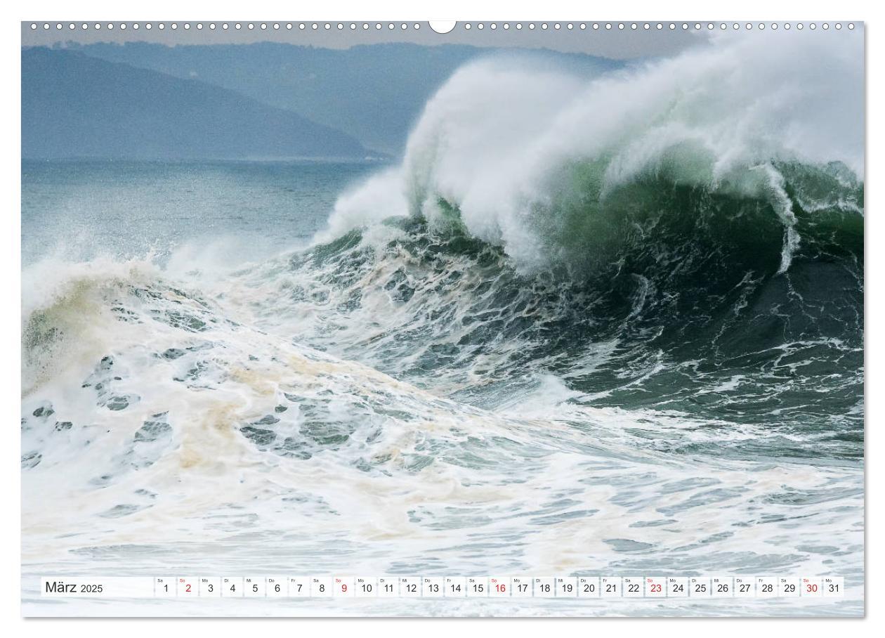 Bild: 9783435157631 | WASSERBERGE - Die Riesenwellen von Nazaré (Wandkalender 2025 DIN A2...