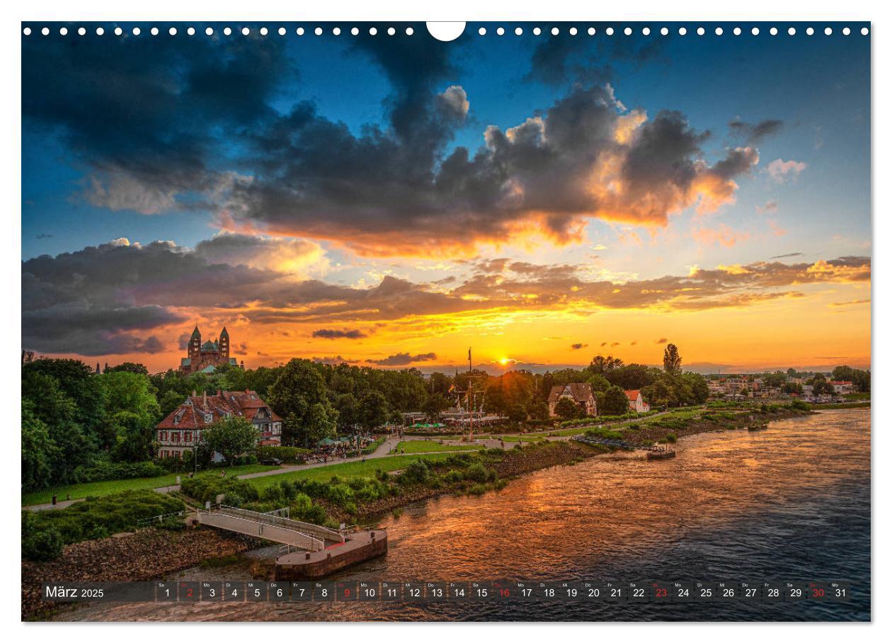 Bild: 9783435136469 | Epische Sonnenuntergänge im Rhein-Neckar-Kreis (Wandkalender 2025...