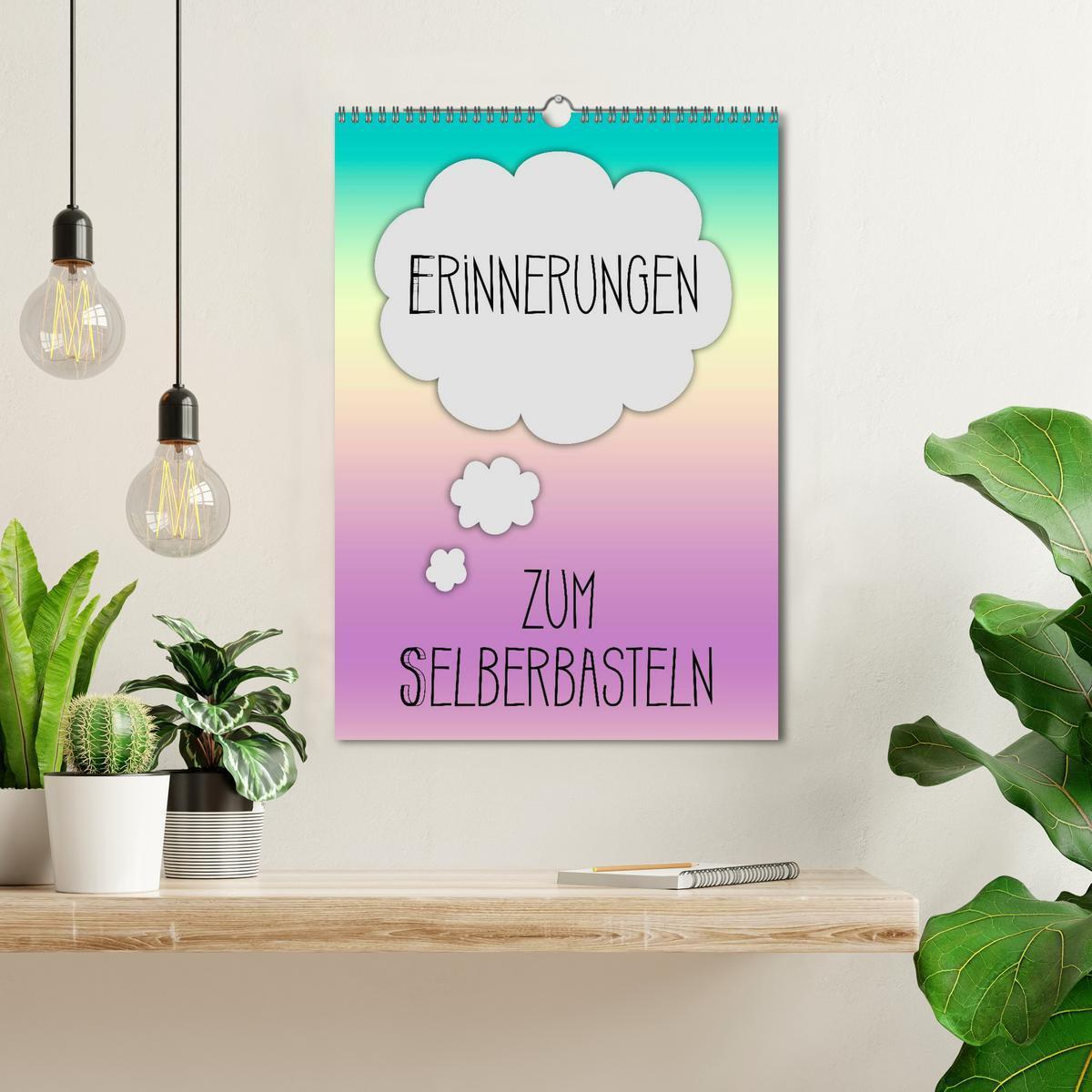 Bild: 9783457031919 | ERINNERUNGEN Zum Selberbasteln (Wandkalender 2025 DIN A3 hoch),...